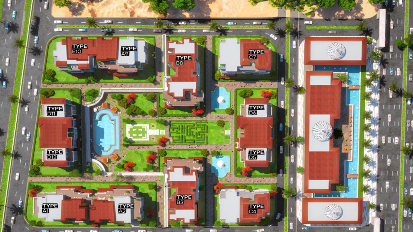 Compound Peerage Residence Master Plan